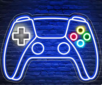 Meilleure enseigne néon LED flexible 12V personnalisée, décoration murale, manette de jeu, étanche IP68, cadeau de jeu pour adolescents, paysage extérieur