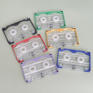 Cassette audio vierge transparente pour enregistrement et enseignement, bande magnétique réinscriptible, 45 minutes d'autonomie, pour usage domestique et studio. - Product Image 4