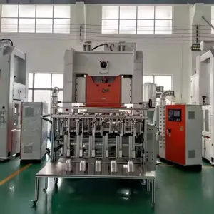 Fully Automatic making disposable silver aluminium foil food tray baking cup aluminum foil container making machine LK-T130