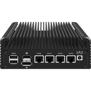 Zynshield N100 Mini PC: 4-Port 2.5G, 32GB DDR5, NVMe Storage, Dual OS, Global Plug (AU/US) - Product Image 1