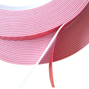 Adesivo a doppia faccia in schiuma bianca con pellicola rossa, adesivo espanso fisso ispessimento ad alta viscosità - Product Image 4