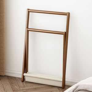 Perchas <span class=keywords><strong>de</strong></span> <span class=keywords><strong>madera</strong></span> <span class=keywords><strong>de</strong></span> Lujo + soporte para abrigos <span class=keywords><strong>de</strong></span> suelo ajustable-Esencial armario moderno - Product Image 2