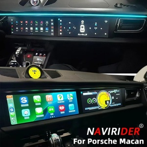 Dual Display Screen for Porsche Macan 2014-2017 Multimedia Video Player Stereo <b>Navigation</b> <b>GPS</b> Auto Radio Android 14 Head Unit 4G - Product Image 1