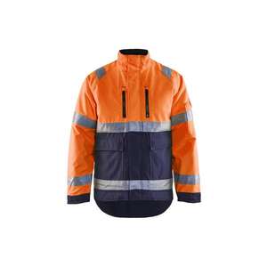 BLAKLADER - 482719775389XS Chaqueta de invierno Hi-Vis Naranja/Azul marino-EAN 7330509286449 ROPA DE TRABAJO DE LA HI-VIS - Product Image 1