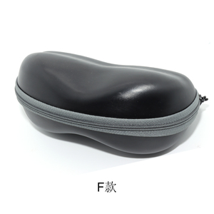 Étui à lunettes tendance en EVA semi-rigide avec fermeture éclair, étui portable pour lunettes de soleil, logo protecteur, boîte de style classique, noir, accessoires pour lunettes - Product Image 6