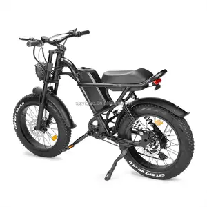 드롭 선박 전기 산악 자전거 20 인치 지방 타이어 휠 ebike 500w 기타 전기 모터 자전거 도시 스쿠터 미국 창고