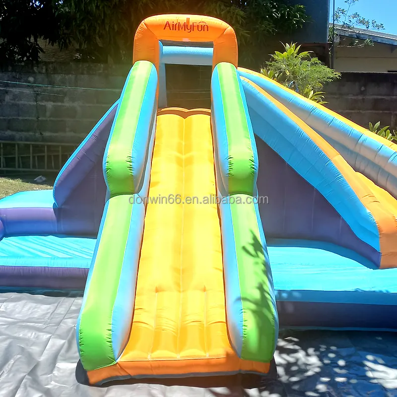Hot Sale Custom Glijbaan Combo Pvc Populaire Outdoor Baby Opblaasbare Zwembad Glijbaan Voor Speeltuin Kids Verjaardagsfeestje