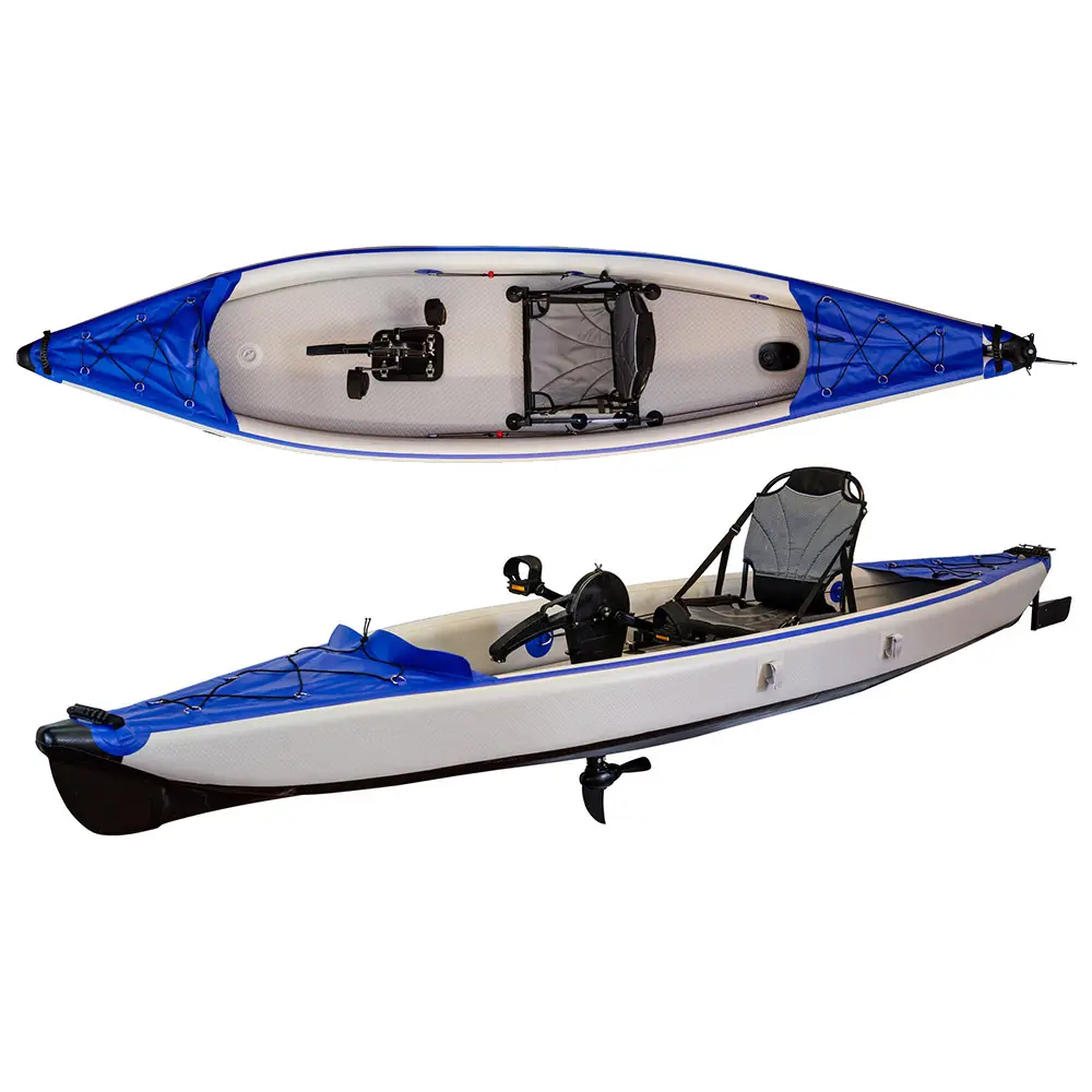 Factory Custom Drop stitch pedal fishing boat inflatable kayak for sale