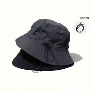 Wholesale Summer Outdoor Waterproof Uv protection Sun <b>Hat</b> Fishing Bucket <b>Hats</b> With Drawstring - Product Image 1