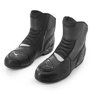 Bottes de moto personnalisées Soldes de sécurité en cuir véritable imperméable Motos d'aventure Bottes de moto imperméables - Product Image 1