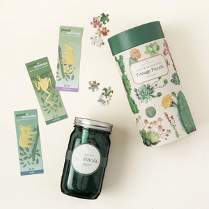 Grand coffret cadeau de style campagnard pour <span class=keywords><strong>jardinier</strong></span> d'intérieur <span class=keywords><strong>Kit</strong></span> de plantes de jardin d'herbes aromatiques avec étiquettes et marqueur en bambou - Product Image 3