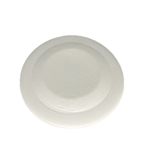 Assiette peu profonde jetable en pulpe <span class=keywords><strong>de</strong></span> papier <span class=keywords><strong>de</strong></span> canne à sucre, fibre <span class=keywords><strong>de</strong></span> bagasse, compostable et biodégradable, sans PFAS, en gros - Product Image 4