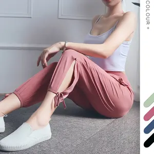 Women Super Loose Sweatpants Yoga Pants Dance Solid Trousers