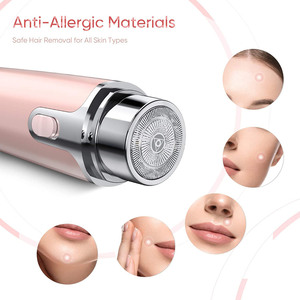 <span class=keywords><strong>Epilatore</strong></span> Portatile Indolore Yi Er a Forma di Rossetto, Mini Depilatore Viso per Donne, Disco Rotante 12000RPM, Batteria ABS - Product Image 4