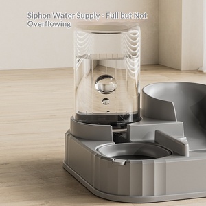 Distributore Automatico di Cibo e Acqua per Cani e Gatti, Elegante Ciotola 2 in 1 in Plastica di Lusso - Product Image 6