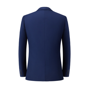 LCBZ Ensemble de smoking premium pour hommes, tenue de mariage et de cérémonie en gris, noir et rouge-grande taille et respirant - Product Image 3