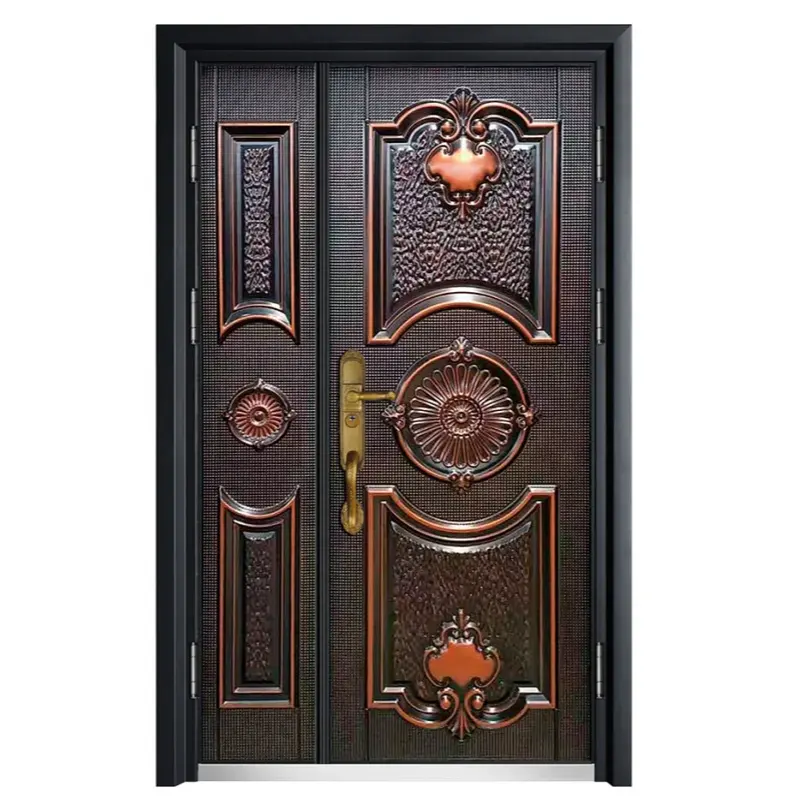 דלת אבטחה בסגנון חדש דלת מתכת כניסה פלדה אבטחה נגד גניבת