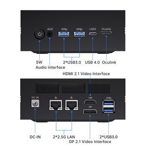 Mini <span class=keywords><strong>PC</strong></span> OEM Intel Core Ultra 9 285H AI, Mini <span class=keywords><strong>PC</strong></span> OCuLink para Juegos con USB4, Doble LAN 2.5G, Mini <span class=keywords><strong>PC</strong></span> para Juegos con WiFi 6E para HTPC - Product Image 3