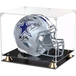 Vitrine pour casque <span class=keywords><strong>de</strong></span> football, boîte en acrylique transparente pleine grandeur, étui pour casque <span class=keywords><strong>de</strong></span> football, <span class=keywords><strong>de</strong></span> baseball ou <span class=keywords><strong>de</strong></span> moto - Product Image 1