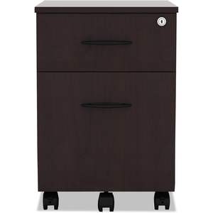 Armoire de bureau mobile en acajou série Valencia 15 7/8l x 19 1/8p x 22 7/8h pour bureau et maison - Product Image 2