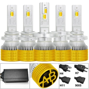 ไฟหน้ารถยนต์ K55 LED สีขาวเหลืองสว่าง 120w ไฟตัดหมอก ไฟขับขี่ H4 ไฟหน้ารถยนต์ LED H1 H3 H7 H11 Hb3 ไฟ LED รถยนต์ 12v - Product Image 4