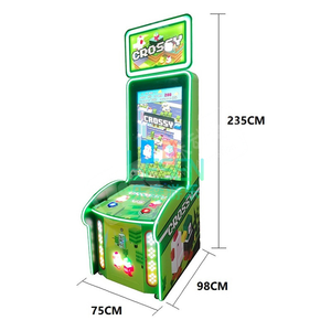 เครื่องเกมหยอดเหรียญแบบแลกตั๋ว Crossy <span class=keywords><strong>Road</strong></span> สำหรับศูนย์เกมส์  เกมข้ามถนนสไตล์พิกเซลสำหรับเด็ก - Product Image 4