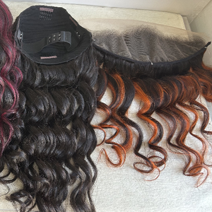 วิกผมคนจริงๆสำหรับผู้หญิงวิก<span class=keywords><strong>ผม</strong></span>มนุษย์เพลูก้าด้านหน้ามีความหนาแน่น250ที่ถอดออกได้<span class=keywords><strong>ผม</strong></span>360ความละเอียดสูง13x4 6x6 - Product Image 1