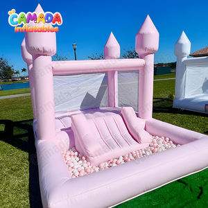 Toboggan gonflable populaire pour enfants, couleurs pastel, avec protection UV, matériaux ignifuges et imperméables, capacité de 800 kg, idéal pour les fêtes - Product Image 5