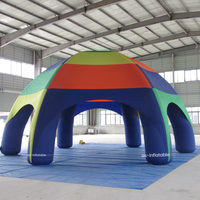 Tente araignée gonflable, dôme gonflable multi-arches, abri gonflable portable pour événements, promotion et activités en salons professionnels