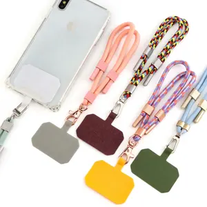 Adjustable Tab Patch Sling Rope Hands Free Cell Phone Strap Universal Phone Wrist Lanyard