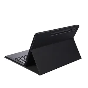 Custodia per Tablet custodia per tastiera magnetica staccabile custodia per Tablet in pelle Pu per Samsung Galaxy Tab S7 Fe 12.4 pollici T730 T736 2021