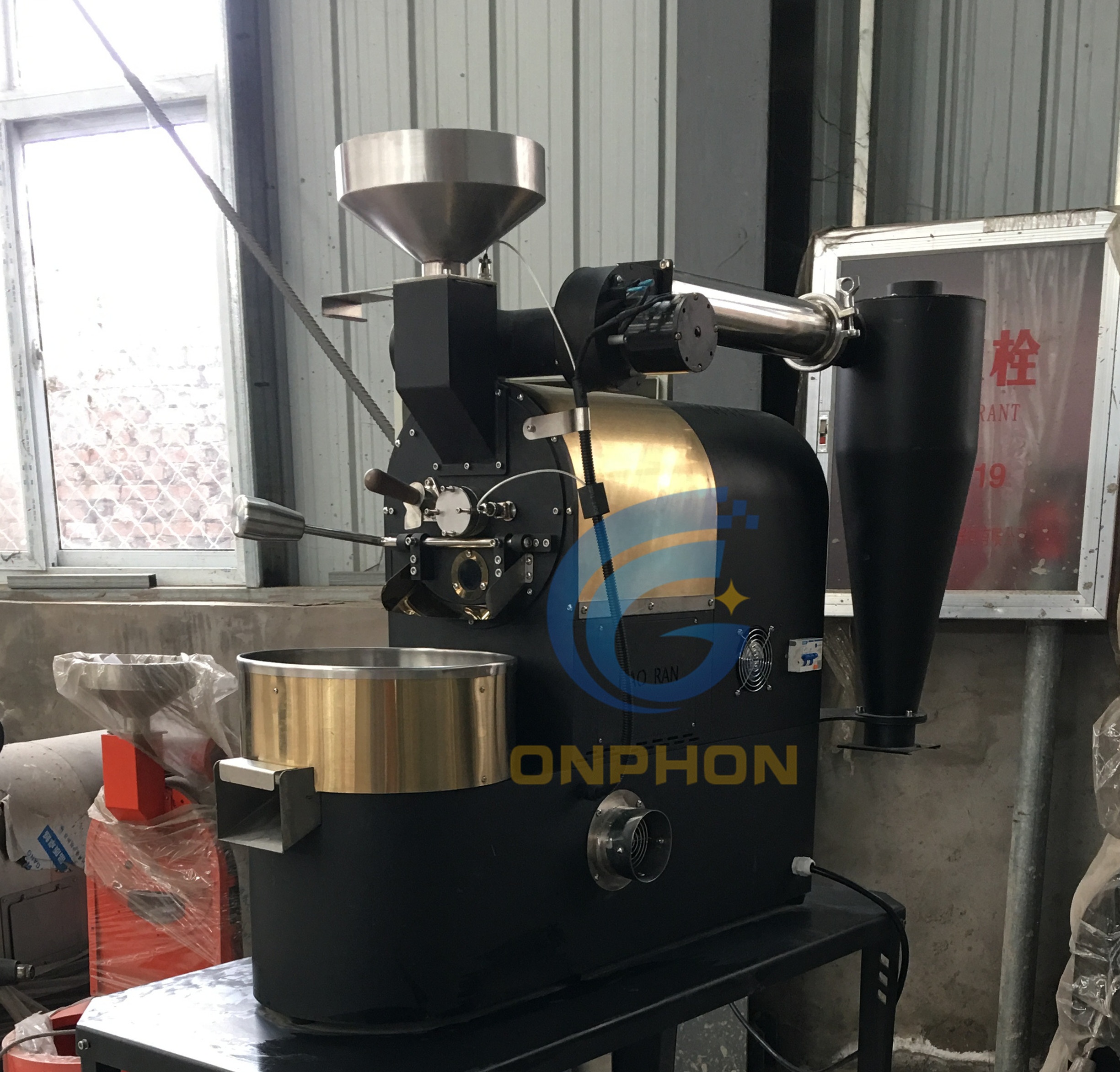 Электрический или газовый нагрев 1 кг Кофе Жаровня