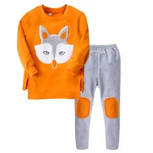 Wholesale Most Selling Children Fox Animal Girls Sets Of Turkey Branded Clothes Products For Kids