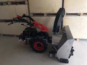 El tipi kar üfleme makinesi, ağır hizmet tipi kar temizleme makinesi, fabrika ve avlu için dört tekerlekli kaymaz kar temizleme makinesi. - Product Image 4