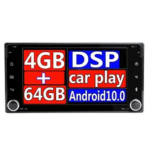 Pemutar DVD No Android 10 untuk Toyota RAV4 COROLLA VIOSGPS Radio HILUX Terios Untuk Land Cruiser 100 PRADO 4RUNNER