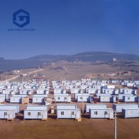 Hébergement préfabriqué extensible pour chantiers de construction, unité mobile robuste et durable, dortoir mobile robuste