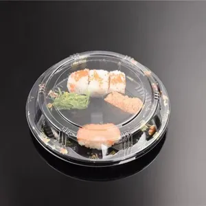 bento kek kutuları Suppliers-Özel boyut baskı tek kullanımlık japon plastik ambalaj Bento kutusu kek kurabiye suşi kabı ambalaj kapaklı kutu