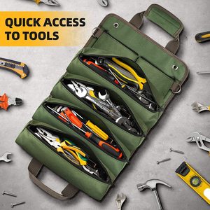 Multi-Purpose Storage <b>Bag</b> Wrench <b>Tools</b> <b>Tool</b> Organizer Bucket Hanging Zipper Carrier Car Seat Back Organizer Storage <b>Bag</b> - Product Image 4