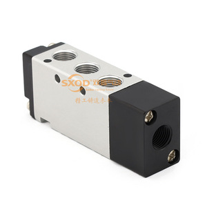 Válvula de control de aire de cinco vías y dos posiciones SXQD 4A110 M5, puerto de 1/4 pulgadas, electro-neumática para cilindro de aire - Product Image 1