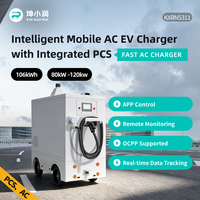 Nouvelle station de recharge portable pour véhicules électriques KXRN5321 213 kWh haute capacité, contrôleur MPPT intelligent, 80-120 kW