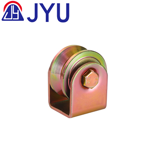Roues de porte à rainure <span class=keywords><strong>en</strong></span> V robustes pour un roulement fluide, poulie <span class=keywords><strong>en</strong></span> acier durable avec installation à vis pour portes - Product Image 5