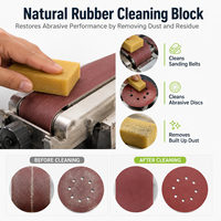 Schuurbandreiniger Schuurpapier Gum Natuurrubber Reinigingsblok voor houtbewerking Leer Suède Schoenen Griptape Reiniging