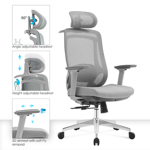 Thiết kế mới Ergonomic Ghế sillas de oficina Ghế văn phòng nội thất văn phòng hiện đại xoay điều hành bán buôn Bàn máy tính - Product Image 6