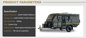 <span class=keywords><strong>Caravane</strong></span> statique Rv Camper air Conditionerr Remorques résidentielles Campeurs de Chine - Product Image 4