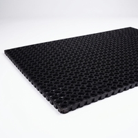 Tapis de sol en caoutchouc recyclé pour gazon, antidérapant, creux, pour drainage extérieur, pour gazon, stationnement, événements, allées
