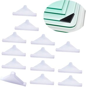 Rotores de <span class=keywords><strong>4</strong></span>, 5, 6, 8, 10 espesor 35 mm longitud lateral mesa/vidrio/Marco de fotos Esquina de plástico - Product Image 2