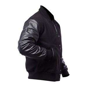 Chaqueta Varsity para Hombre, Diseño Personalizado, Superventas, Corte Ajustado, con Capucha, Cuello Alto, Logotipo Frontal, Transpirable, de Secado Rápido - Product Image 4