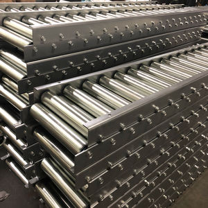 כבד שולחן רולר תעשייתי כבד מסוע פלדה רולר עבור טיפול חומר מיוצר עם חגורת גומי - Product Image 5