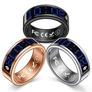 Bague Intelligente 2026 Zikr Tasbeeh avec Compteur, Écran LED Bleu, Moniteur de Tension Artérielle, Moniteur de Santé, Boîtier de Charge à Distance pour Photo - Product Image 5