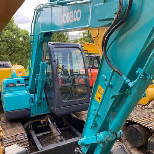 Excavadora sobre orugas Kobelco SK75 de 7,5 toneladas, maquinaria de construcción usada eficiente, equipo de movimiento de tierras fiable a la venta - Product Image 1